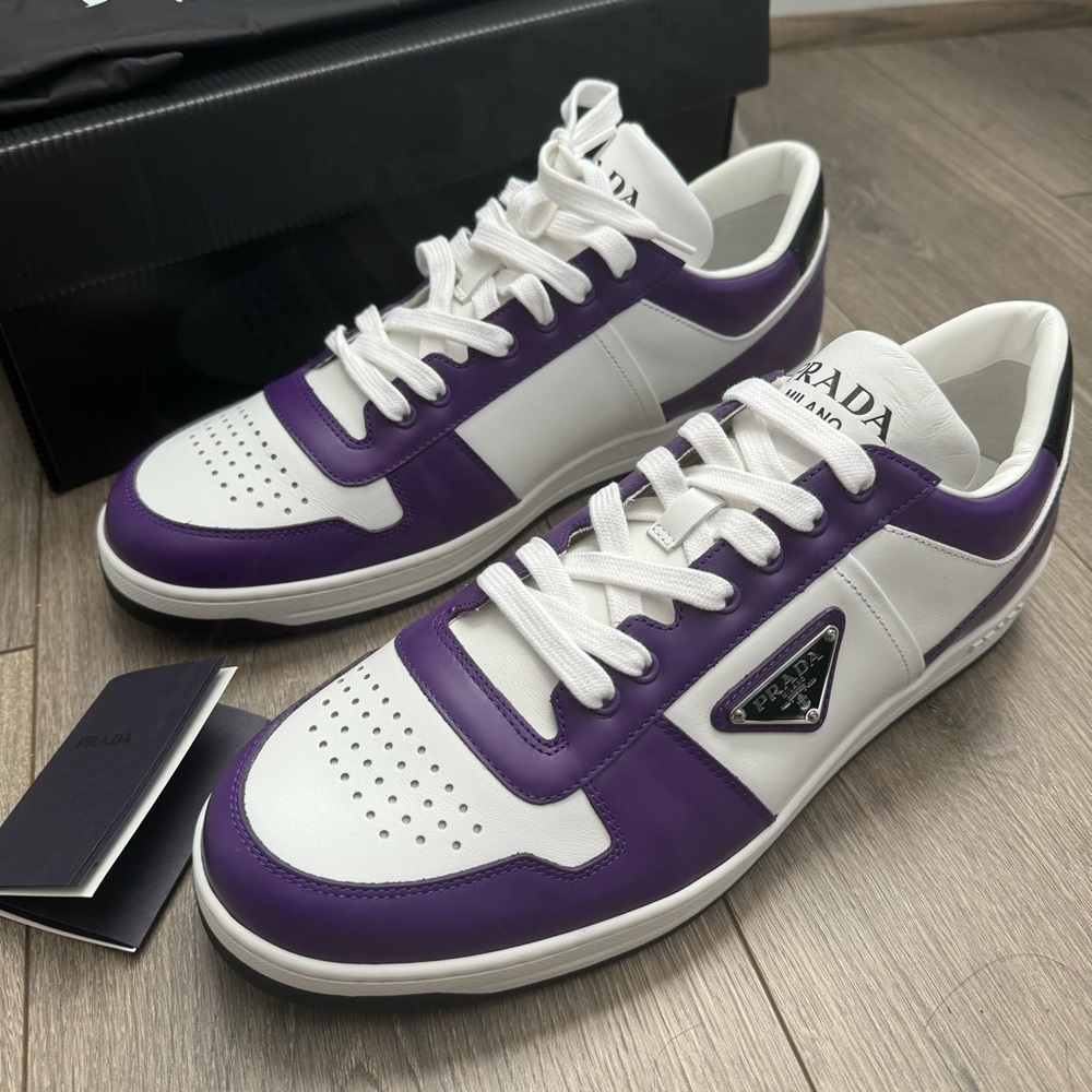 NEW Prada Downtown Logo Low Top Sneaker